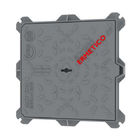 Parcheggi quadrati della copertura di botola con la certificazione duttile dell'en GJS500-7 ISO9001 del ferro della serratura B125