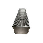 Piastrina di griglia stridente d'acciaio dello scolo di serie del canaletto di scolo concreto lineare del polimero